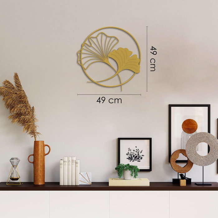 Wallity Ginkgo Leaf Metal Wall Art - APT620 Dorado Wallity Ginkgo Leaf Metal Wall Art - APT620 Dorado